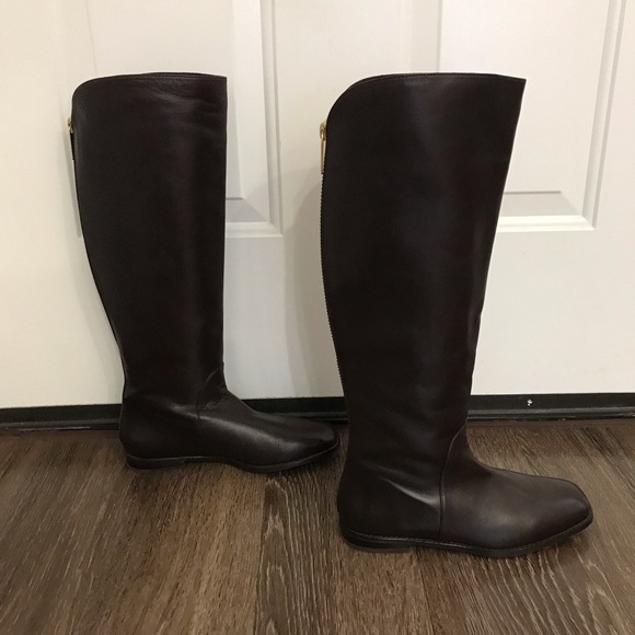 SOLD Stewart Weitzman Soft Leather Brown Boots - Picture 4 of 5